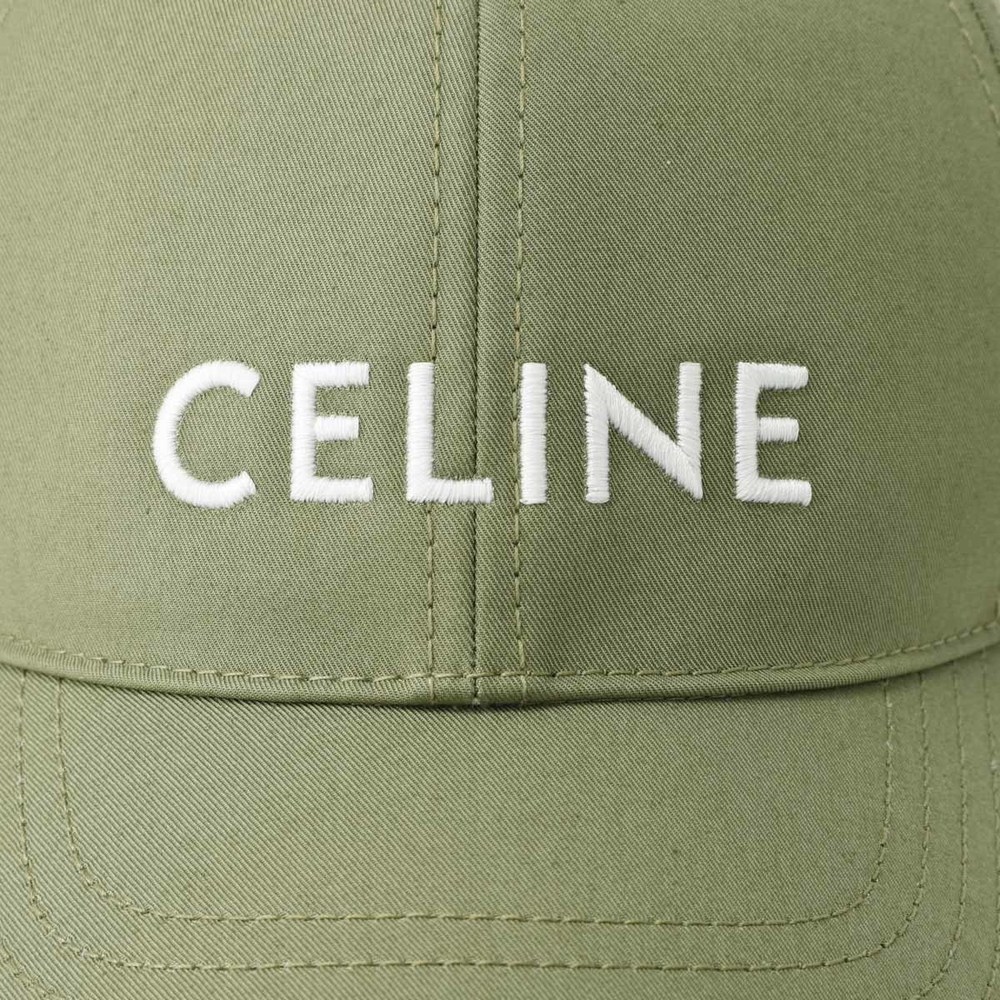Celine Baseball Cap Green - Gem